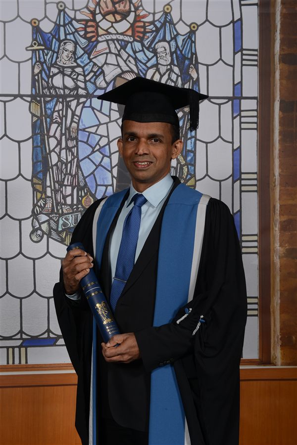 Dr Chaminda Mathota at the Royal College of Obstetricians and Gynaecologists